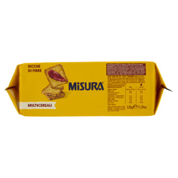 Misura Multicereali Fette Biscottate Cereali Antichi 320 g