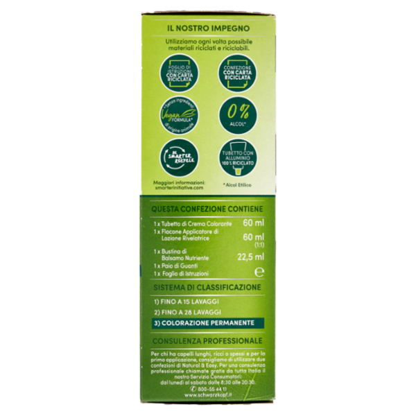 Schwarzkopf Natural&Easy 580 Castano Scuro Naturale