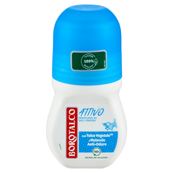 Borotalco Attivo Profumo di Sali Marini Deo Roll On 50 ml