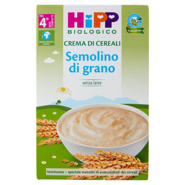 HiPP Biologico Crema di Cereali Semolino di grano 200 g