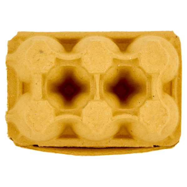 le Naturelle Sfoglia Gialla 6 Uova Fresche da Allevamento a Terra Grandi