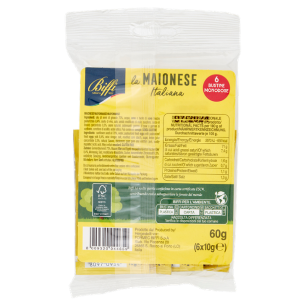 Biffi la Maionese Italiana 6 x 10 g