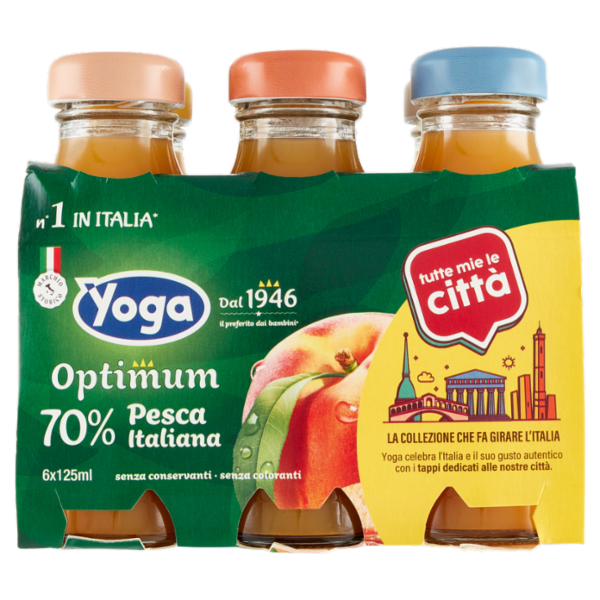 Yoga Optimum 70% Pesca Italiana 6 x 125 ml