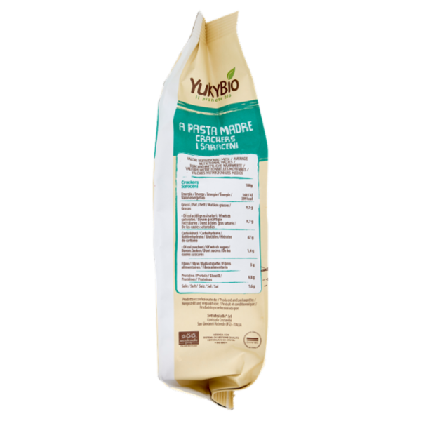 YukyBio A Pasta Madre Crackers i Saraceni 250 g