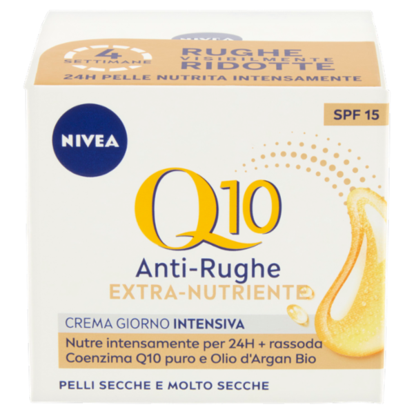 Nivea Q10 Anti-Rughe Extra-Nutriente Crema Giorno Intensiva SPF 15 50 ml