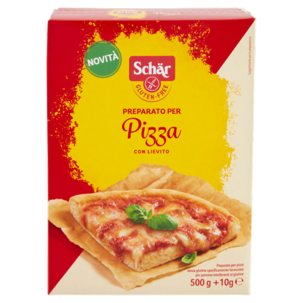 Schär Preparato per Pizza con Lievito 500 g + 10 g