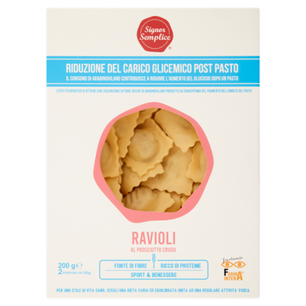 Signor Semplice Ravioli al Prosciutto Crudo 200 g
