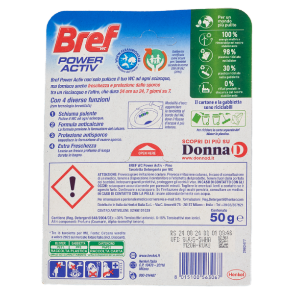 BREF WC Power Activ Pino 50 g
