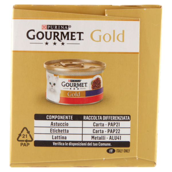 PURINA GOURMET Gold Straccetti Manzo / Pollo 4 x 85 g