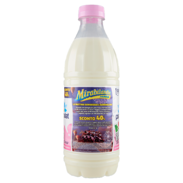 parmalat Bontà e Linea Latte Fresco Parzialmente Scremato 100% Latte d'Italia 1000 ml