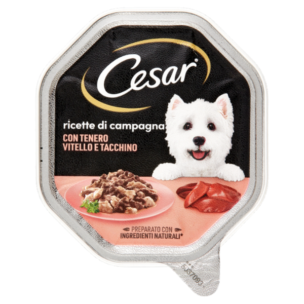 Cesar ricette di campagna con Tenero Vitello e Tacchino 150 g