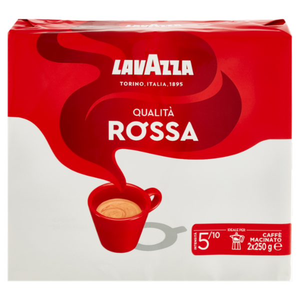 Lavazza Qualità Rossa Caffè Macinato 2 x 250 g