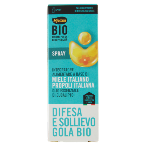 Mielizia Bio Spray Difesa e Sollievo Gola Bio 30 ml