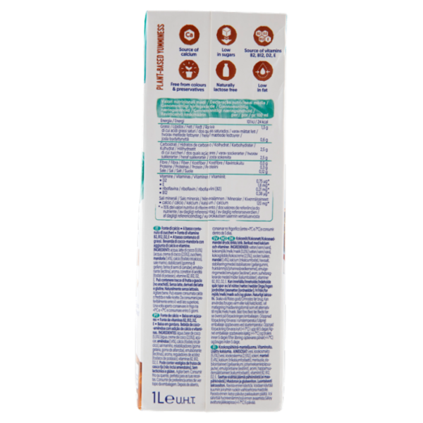 Alpro Classico Cocco e Mandorla, Bevanda 100% Vegetale, Basso in grassi, Senza Lattosio, 1l