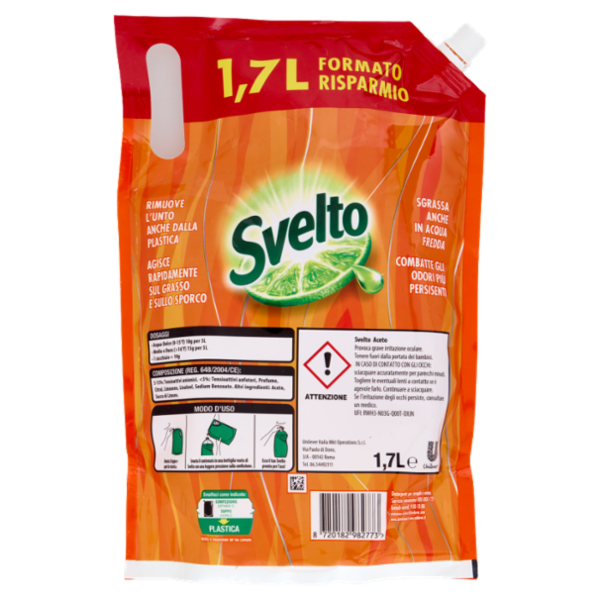 Svelto Clean Active Technology Aceto 1,7 L