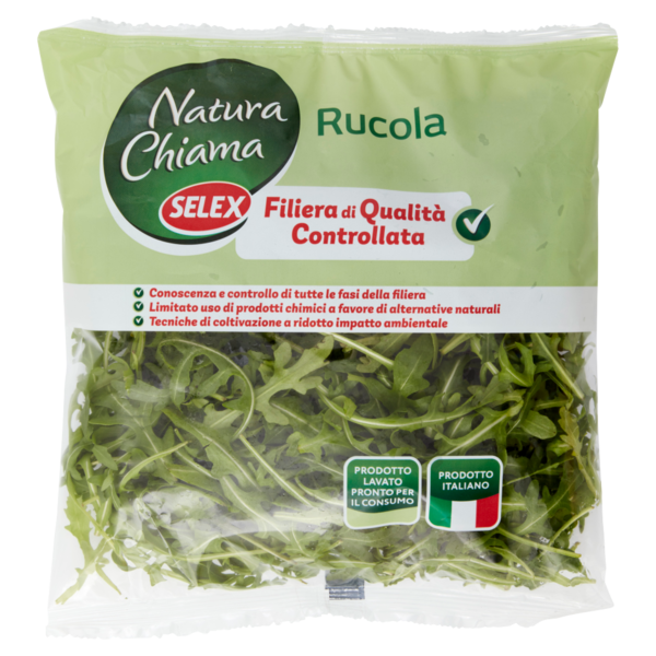 Selex Natura Chiama Rucola Lavata e Pronta per il Consumo 80 g