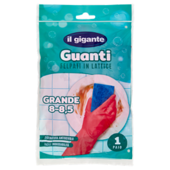 IL GIGANTE Guanti Felpati In Lattice Grande 8-8,5 1 Paio