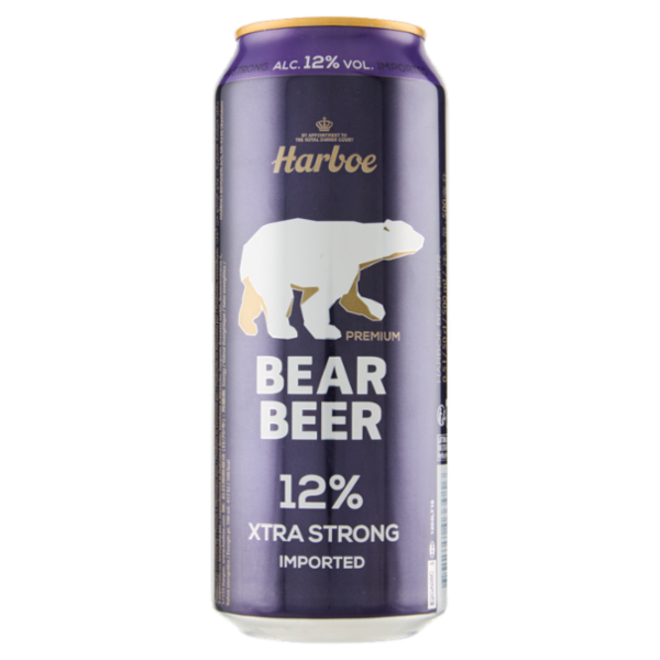 Harboe Premium Bear Beer 12% Extra Strong Imported 500 ml