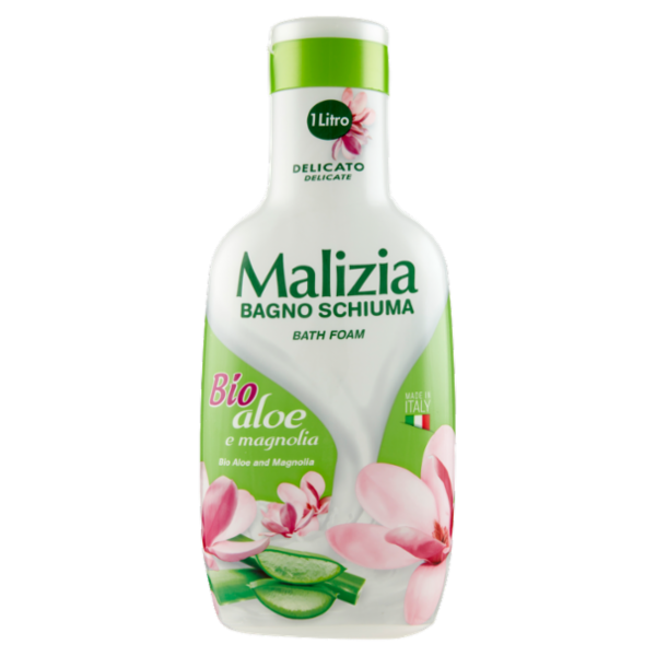 Malizia Bagno Schiuma Bio aloe e magnolia 1000 mL