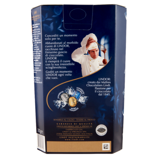 Lindt Cioccolatini Lindor Cioccolatini assortiti Scatola 337 g