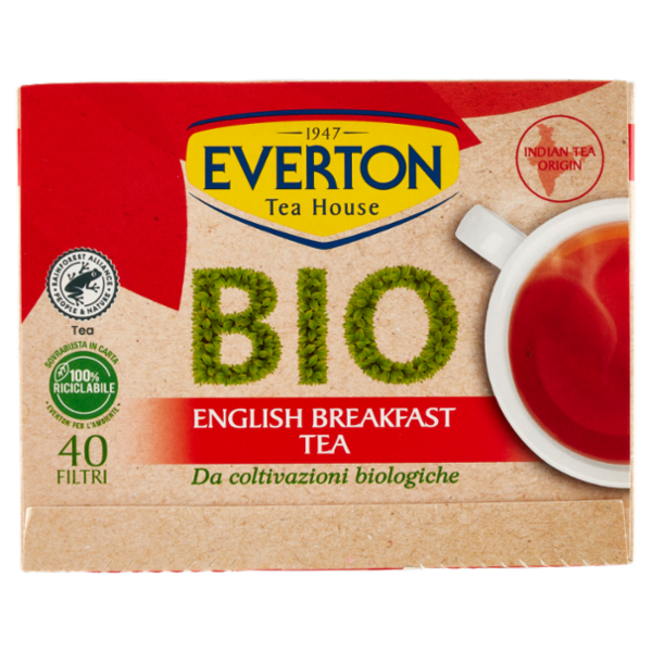 Everton Bio tea English Breakfast Tea 40 x 1,5 g