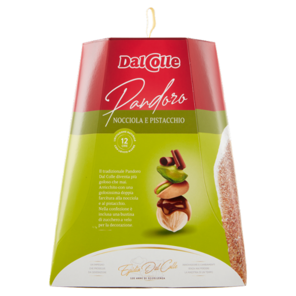 Dal Colle Pandoro Nocciola e Pistacchio 750 g