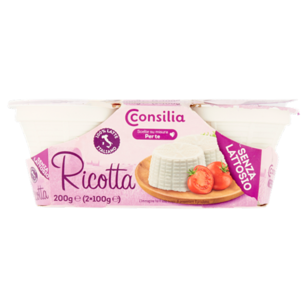 Consilia Scelte su misura Per te Ricotta Senza Lattosio 2 x 100 g