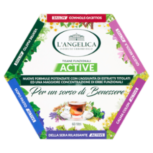 L'Angelica Tisane Funzionali Active 60 Filtri 110 g