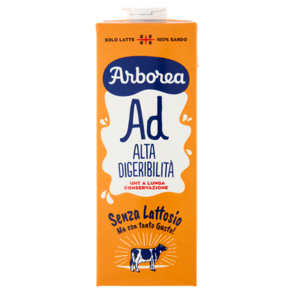 Arborea Ad Alta Digeribilità UHT a Lunga Conservazione Senza Lattosio 1000 ml