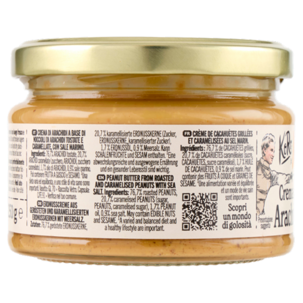 KoRo x Bebe Vio Crema di Arachidi al caramello salato 250 g