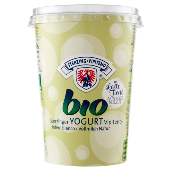 Sterzing Vipiteno bio Yogurt da Latte Fieno Intero bianco 500 g