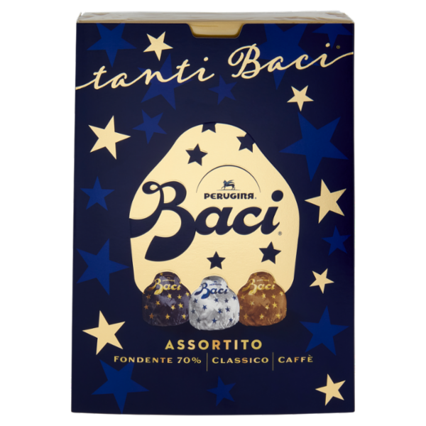 BACI PERUGINA Tanti Baci Cioccolatini Assortiti Scatola Regalo Fondente 325g