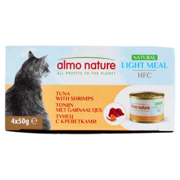 almo nature Natural Light Meal HFC Tonno e Gamberetti 4 x 50 g