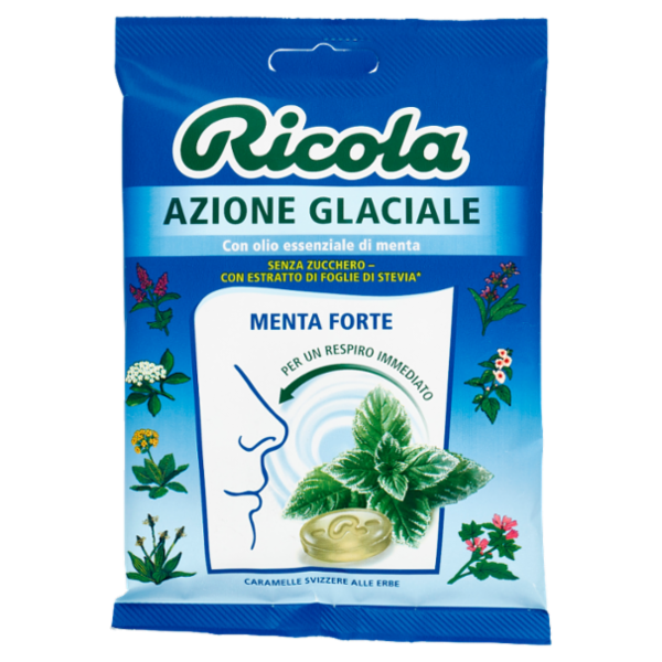 Ricola Azione Glaciale Menta Forte 70 g