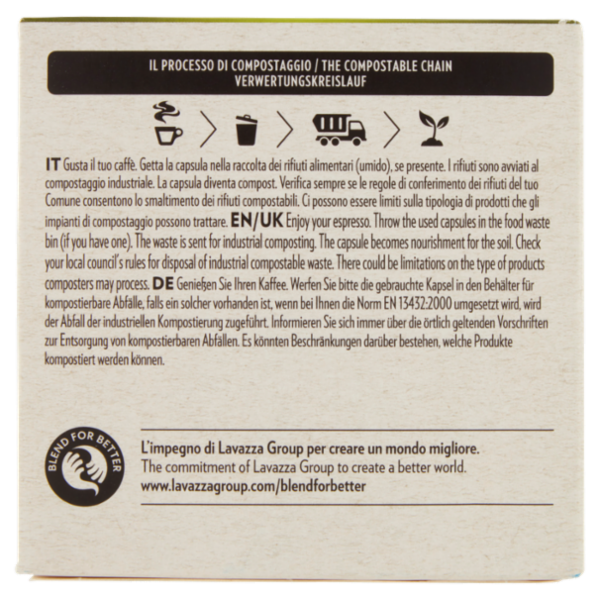 Lavazza A Modo Mio ¡Tierra! Bio-Organic For Planet 16 Capsule 120 g