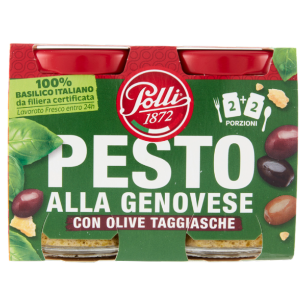 Polli Pesto alla Genovese con Olive Taggiasche 2 x 90 g