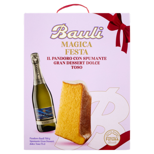 Bauli Magica Festa Pandoro Bauli 700 g + Spumante Cuvée dolce Sant'Orsola 75 cl