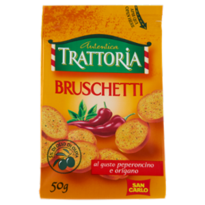 Autentica Trattoria Bruschetti Al Gusto Peperoncino e Origano 50 g