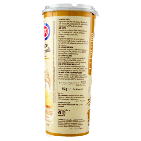 Pata la Patatina Metodo Artigianale Classiche 65 g