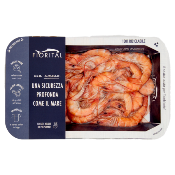 Fiorital Mazzancolla Tropicale Precotta 0,200 kg