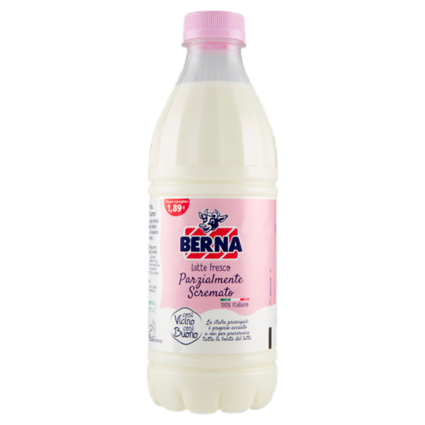 Berna Latte Fresco Parzialmente Scremato 1000 ml