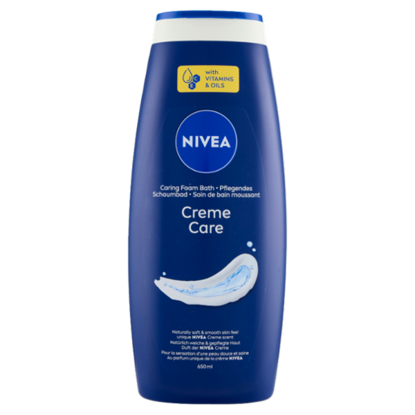 Nivea Creme Care Caring Foam Bath 650 ml