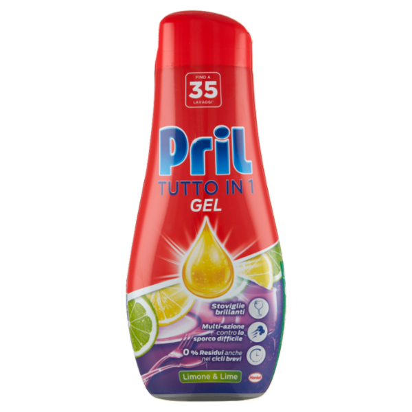 PRIL Tutto in 1 Gel Limone 630ml