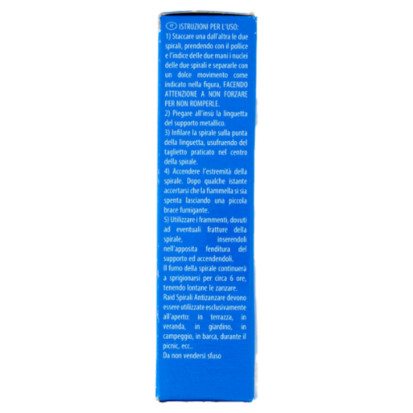 Raid Spirali Antizanzare, 10 Spirali Antizanzare + 1 Supporto metallico