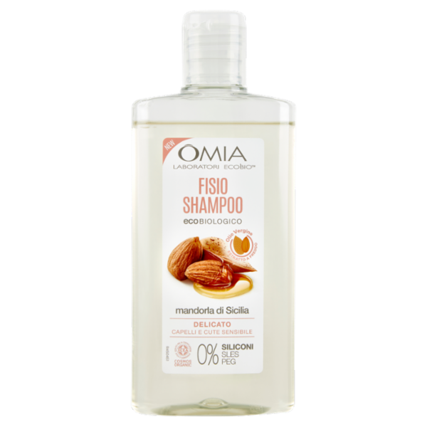 Omia Laboratori Ecobio Fisio Shampoo ecobiologico mandorla di Sicilia Delicato 200 ml