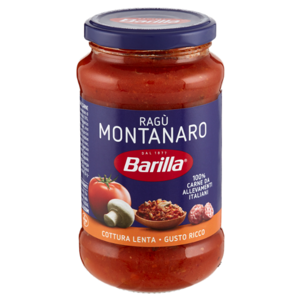 Barilla Sugo Ragù Montanaro con funghi Condimento per Pasta 400g