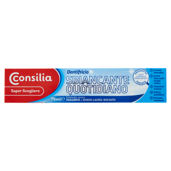 Consilia Saper Scegliere Dentifricio Sbiancante Quotidiano 75 ml