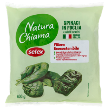 Selex Natura Chiama Spinaci a Cubetti Surgelati 600 g