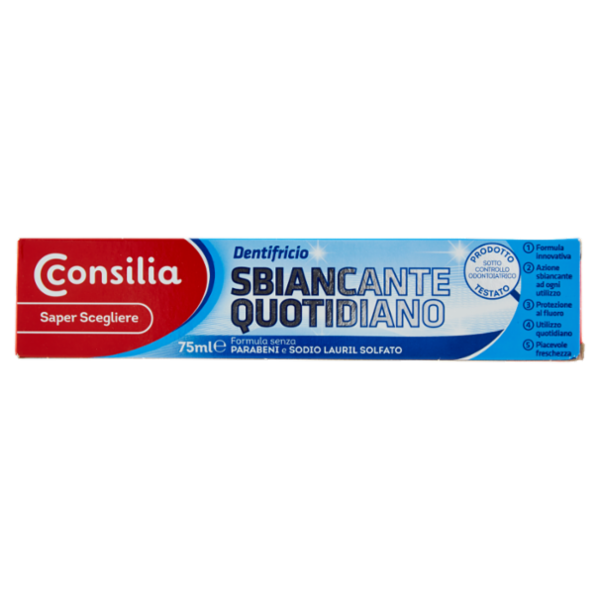 Consilia Saper Scegliere Dentifricio Sbiancante Quotidiano 75 ml