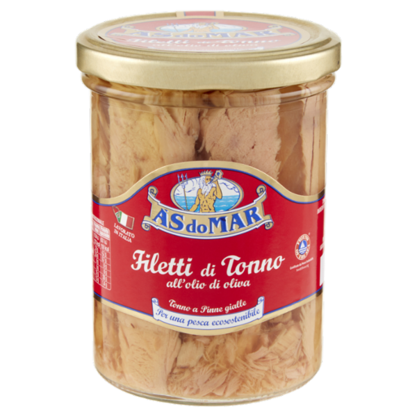 Asdomar Filetti di Tonno all'olio di oliva 400 g